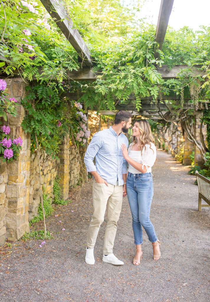 Cross Estate Gardens Engagement Photos