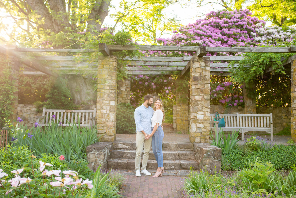 Cross Estate Gardens Engagement Photos