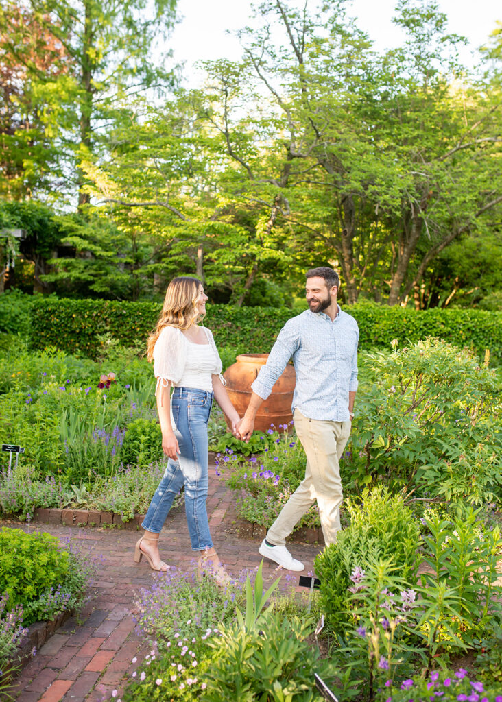 Cross Estate Gardens Engagement Photos