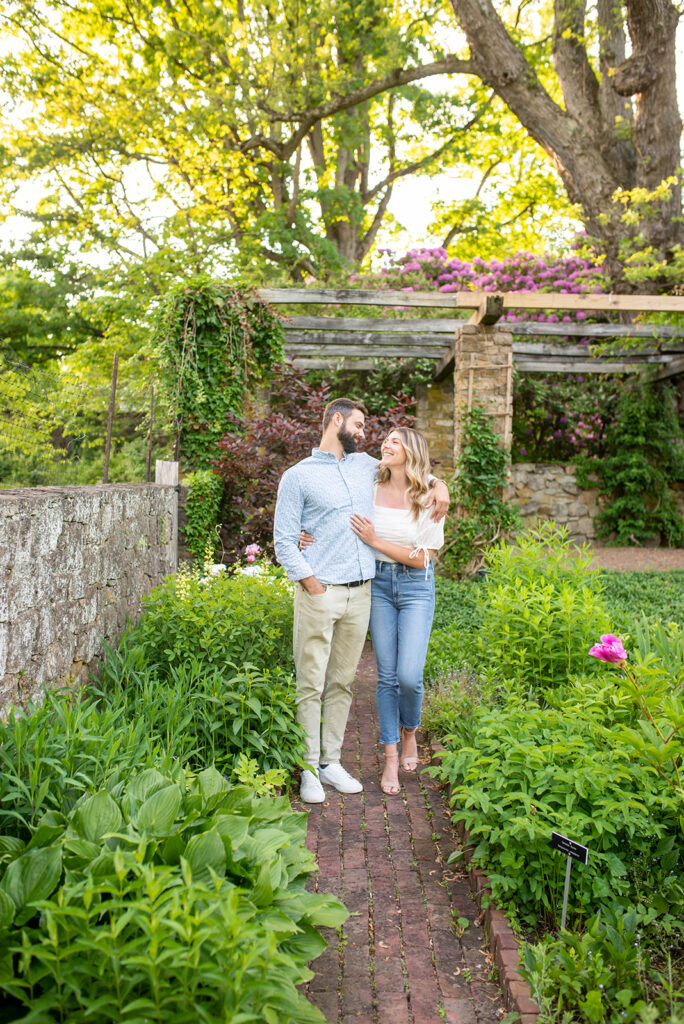 Cross Estate Gardens Engagement Photos