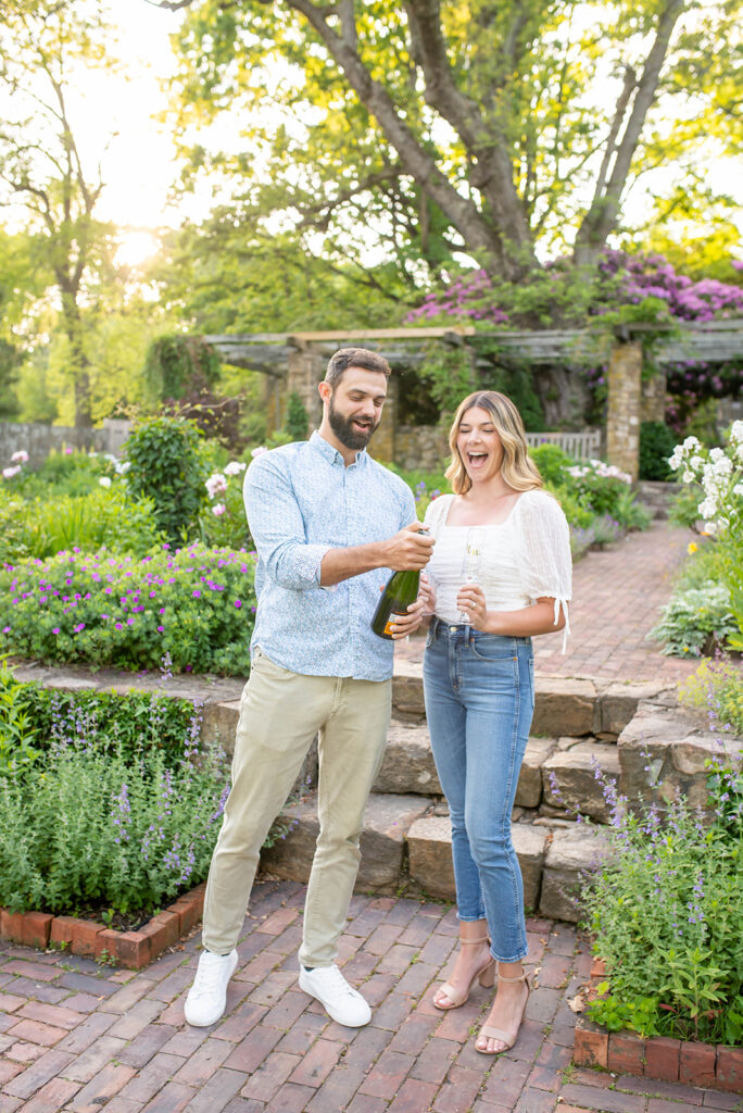 Cross Estate Gardens Engagement Photos