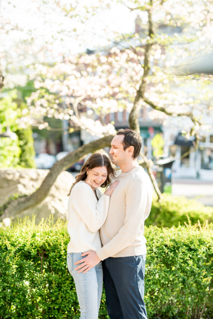 uptown engagement session