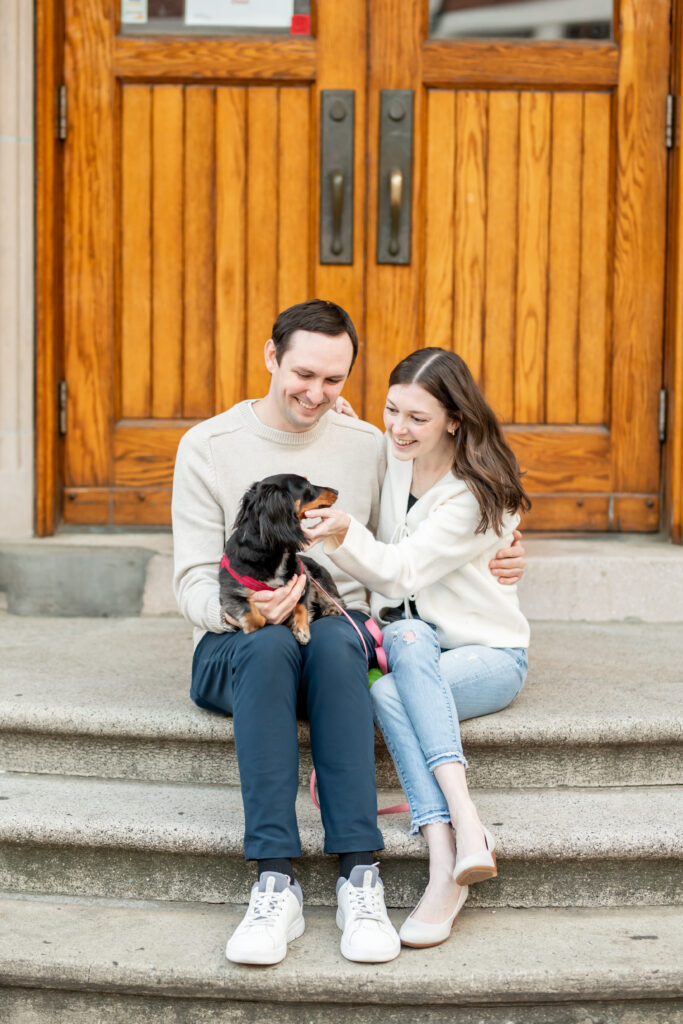 uptown engagement session