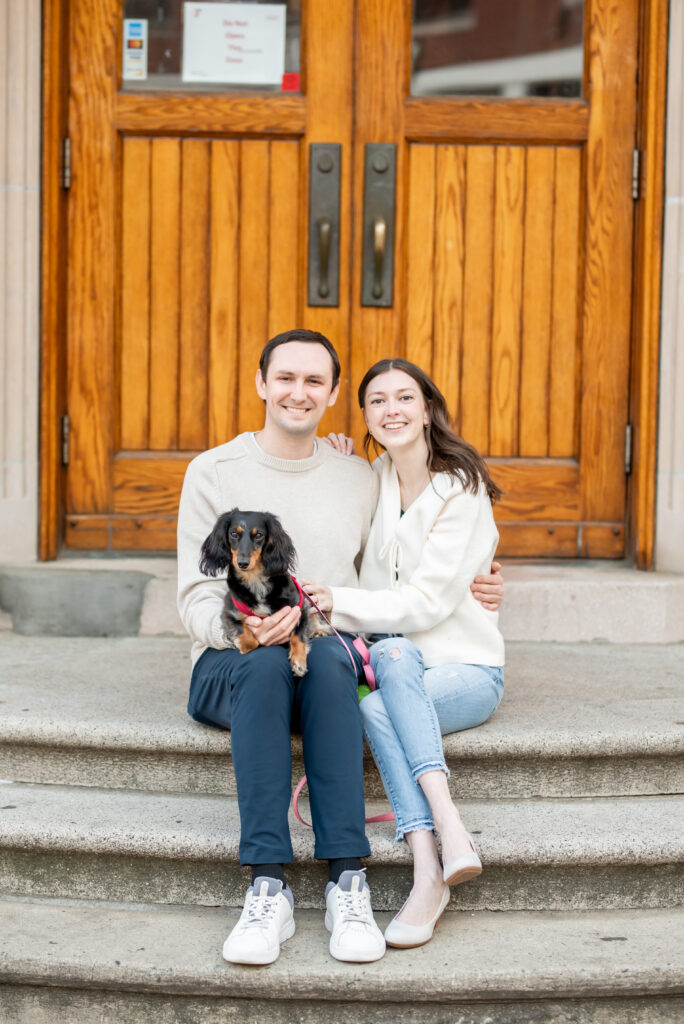 uptown engagement session