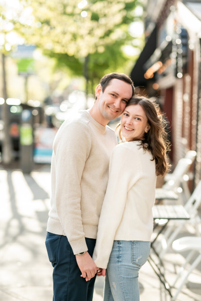 uptown engagement session