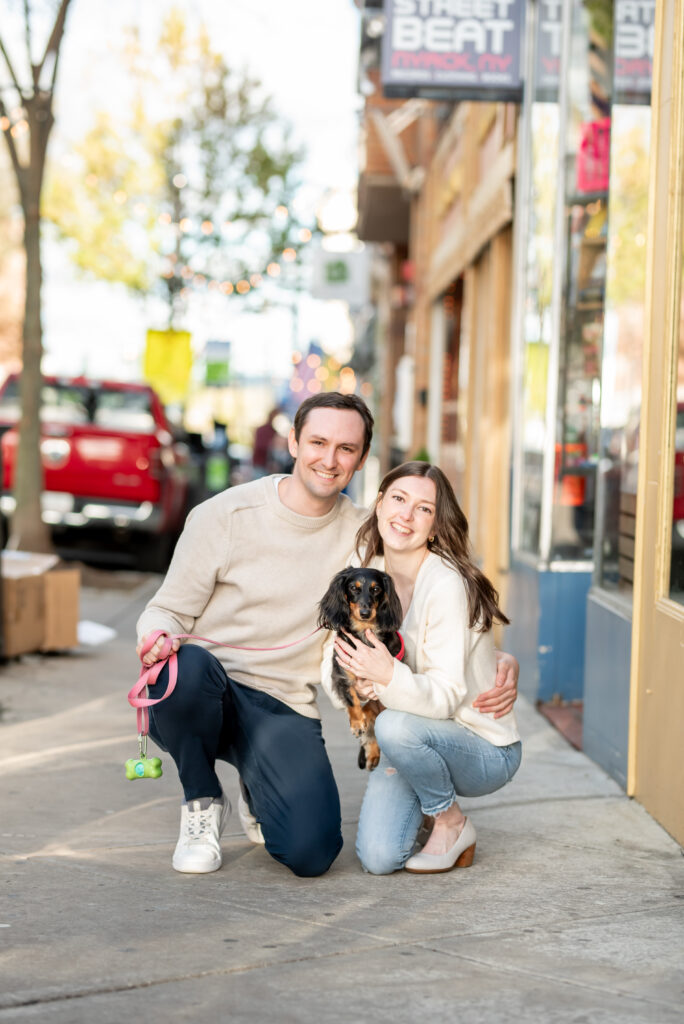 uptown engagement session