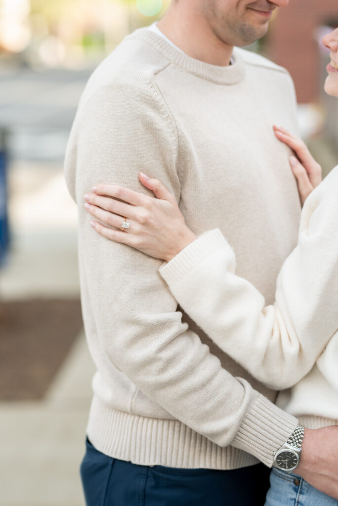 uptown engagement session
