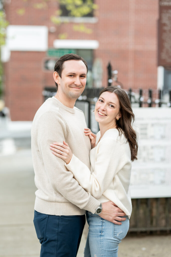 uptown engagement session