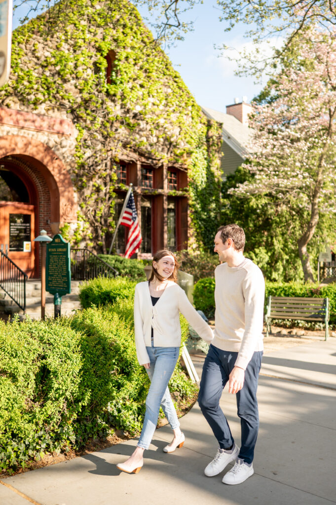 uptown engagement session