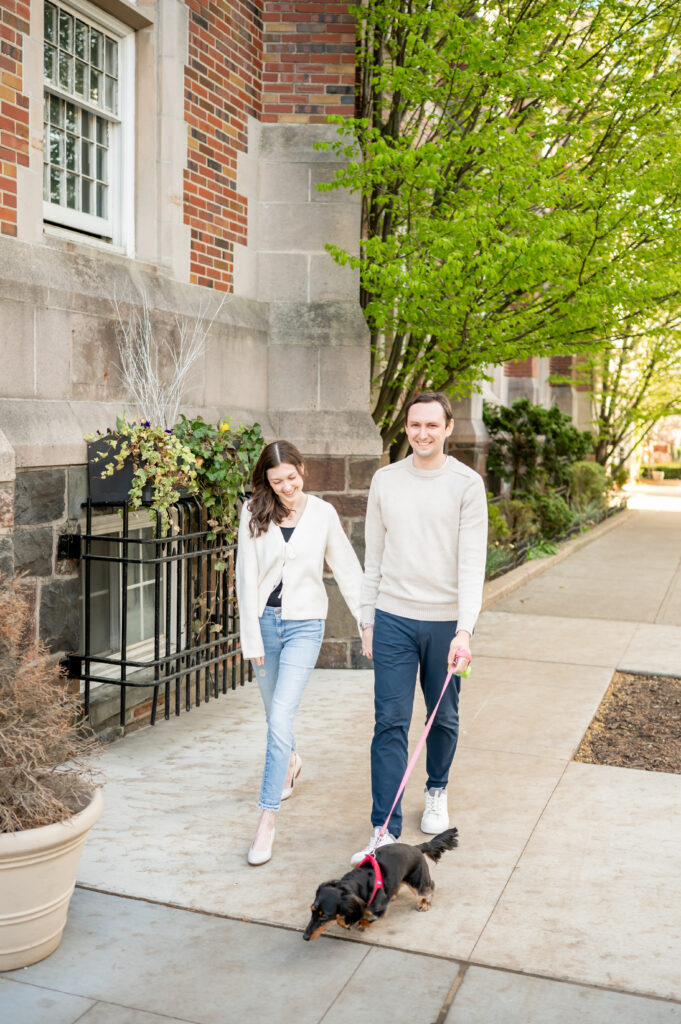 uptown engagement session