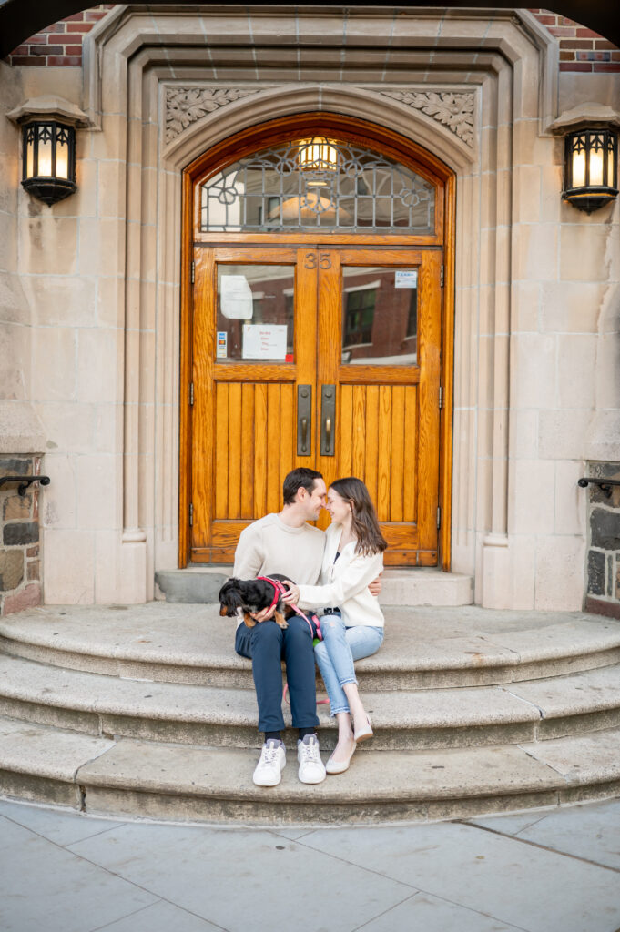 uptown engagement session