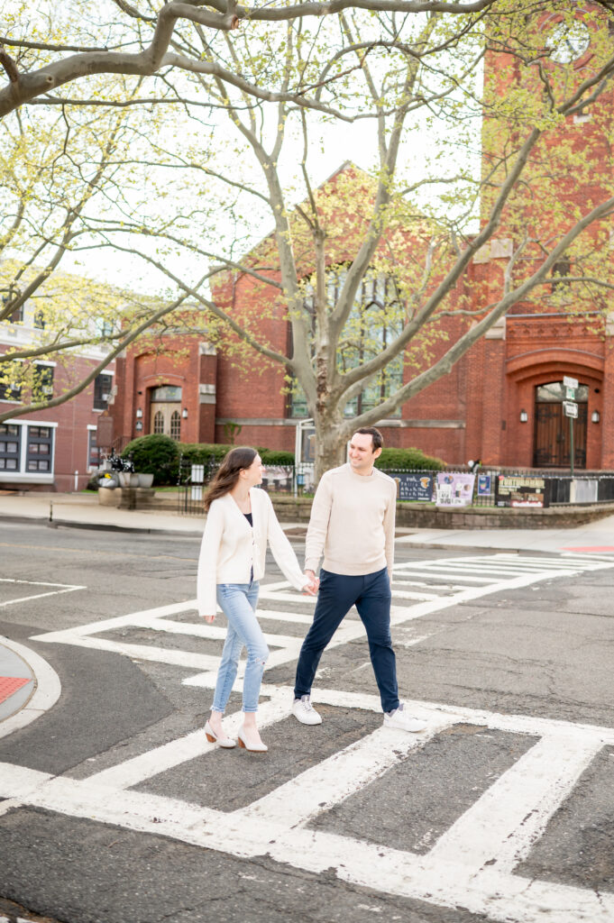 uptown engagement session