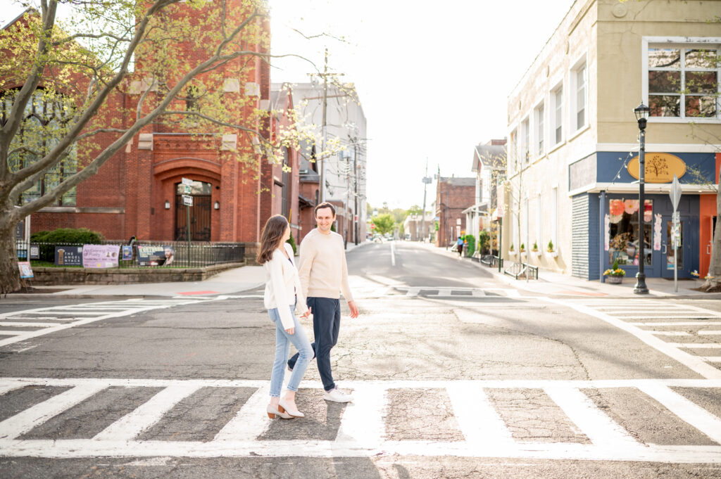 uptown engagement session