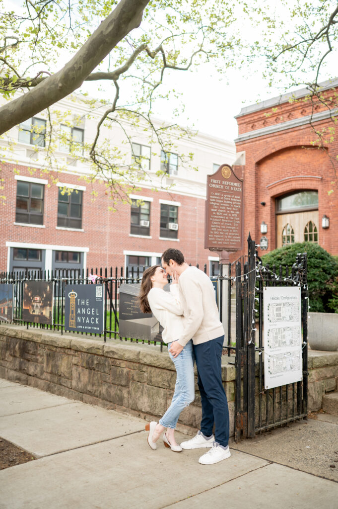 uptown engagement session