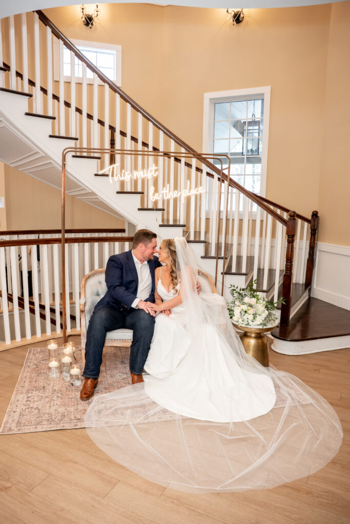 Winter Rock Island Wedding