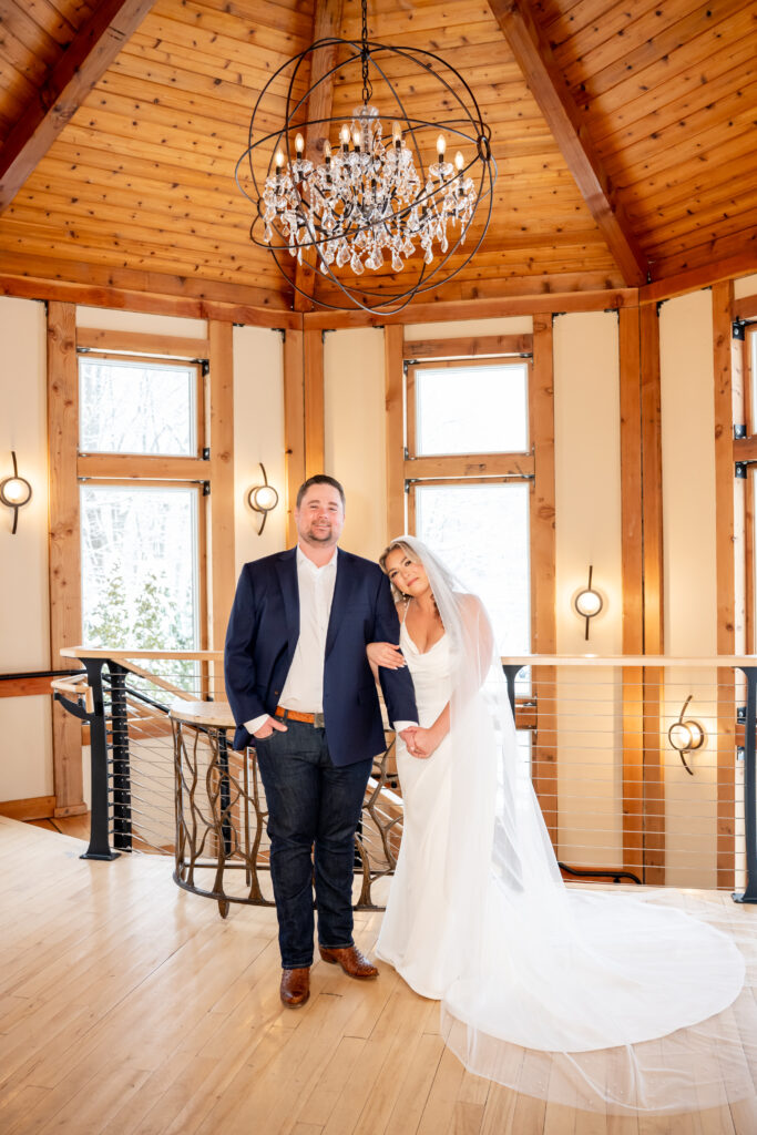 Winter Rock Island Wedding