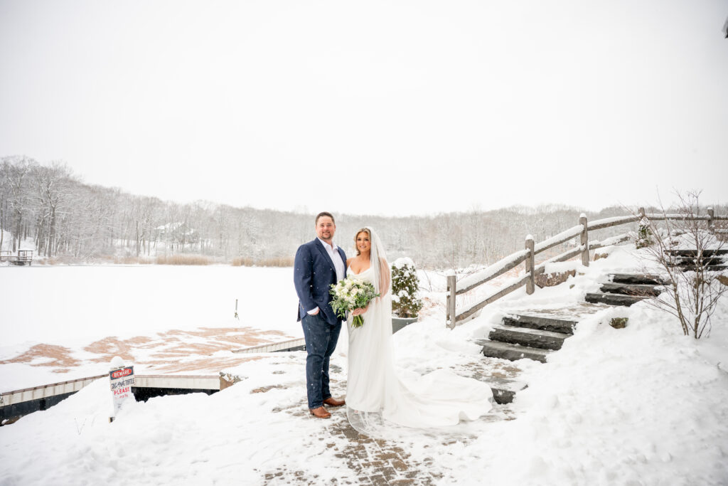 Winter Rock Island Wedding