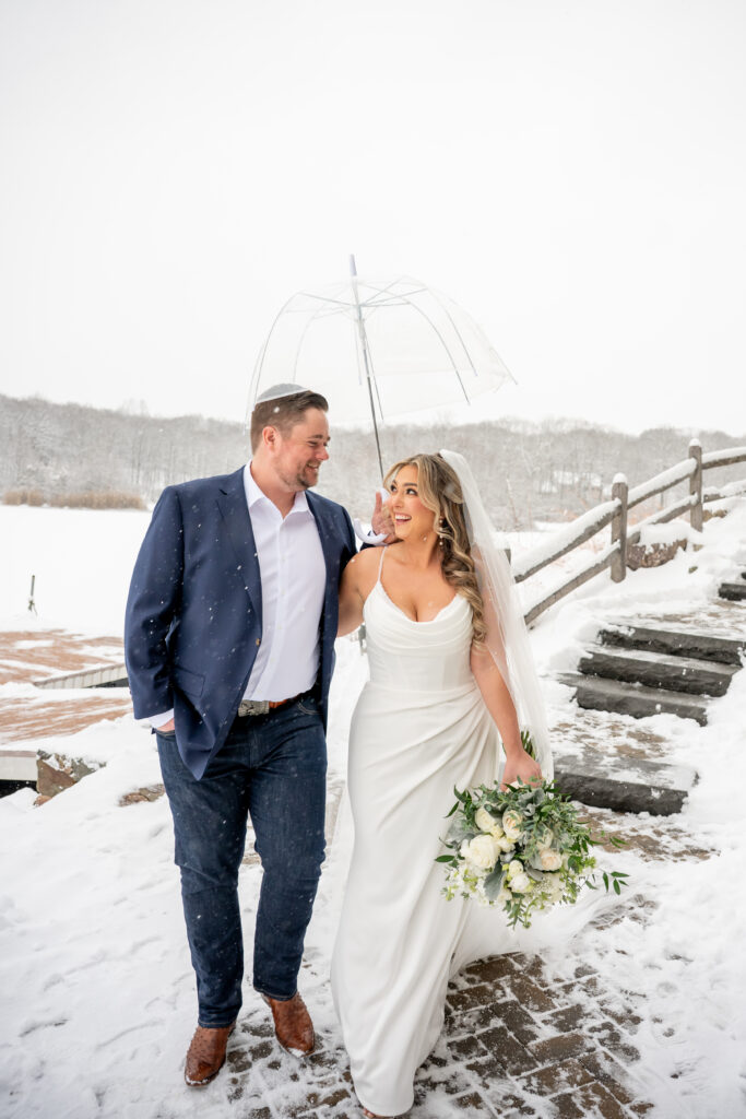Winter Rock Island Wedding