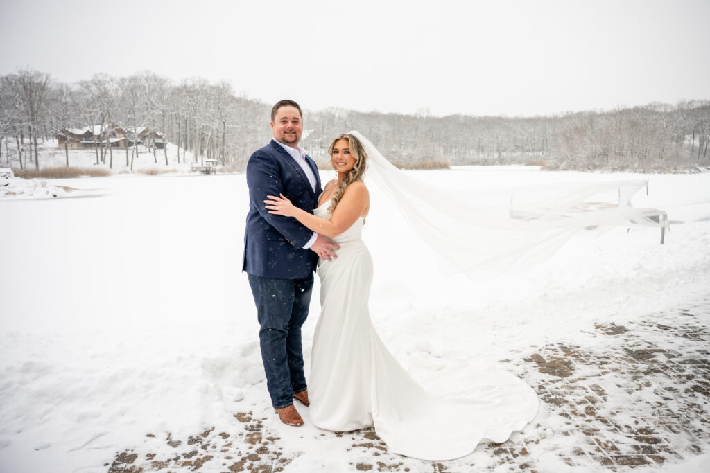 Winter Rock Island Wedding