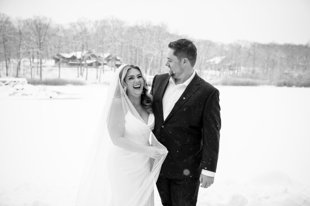 Winter Rock Island Wedding