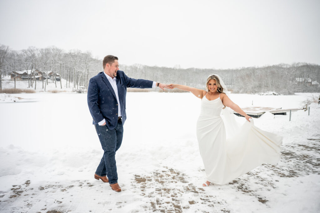 Winter Rock Island Wedding