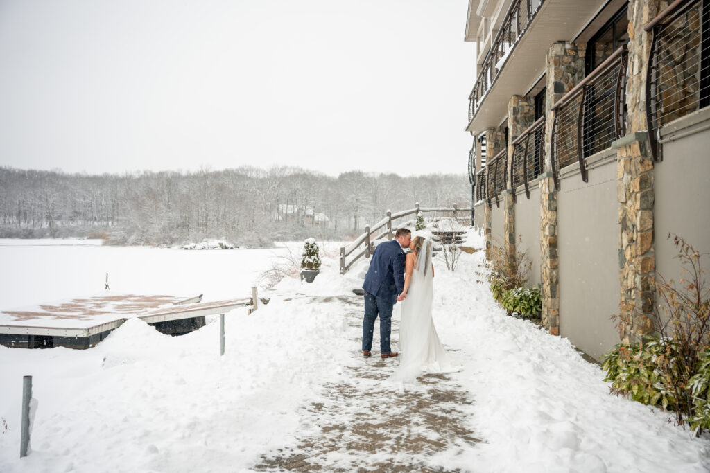 Winter Rock Island Wedding