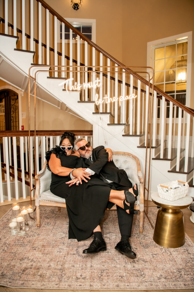 Winter Rock Island Wedding